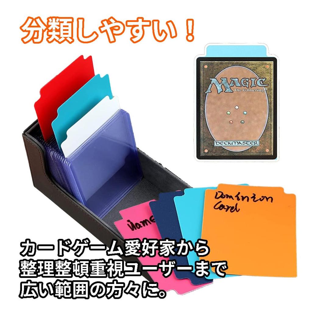 EINEY Card 6 120 Trading Card Large Capacity Card Card Game Sorting Card Separators, Colors, Sheets, Separators, Cards, Cards, Dividers, Sorting,