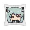 Y-Yanineko Anime Pillowcase Printing Polyester Cushion Cover Decorations Chainsmoker Cats Throw Pillow Case Cover