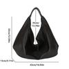 Große schwarze Umhängetaschen für Damen, große Hobo-Shopper-Tasche, einfarbig, hochwertiges weiches Leder, Umhängetasche, Damen-Reisetasche