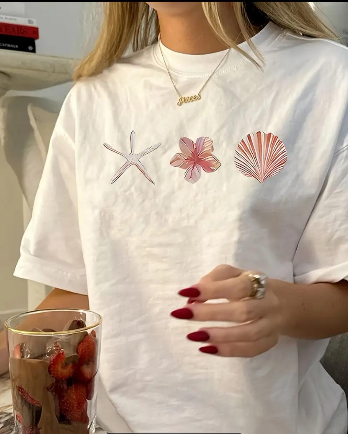 Clothing summer new men s and women s short-sleeved shirts trendy brand casual fashion clothes couple clothing S