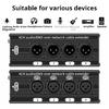 Reliable 4 Channel XLR Extender Using Shielding Networking Cable For Stable Performances