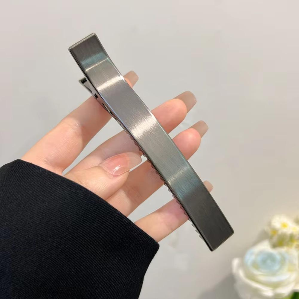 Big Hair Clip Ribbon Metal Barrettes Hairpin Korean Hair Claws  Women Ponytail