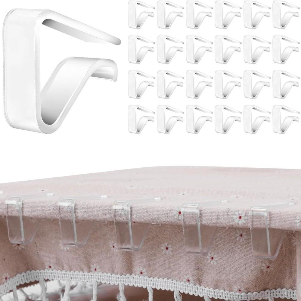 Plastic Tablecloth Clips Transparent Table Cover Holder Table Cloth Holder  Family Party