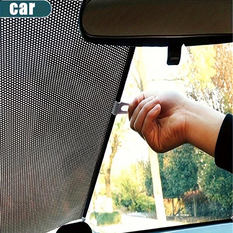 1pc Automatic Retractable Roller Blinds Sun Visors Car Bedrooms Kitchen Office Window Sun Blinds No Need For Punching