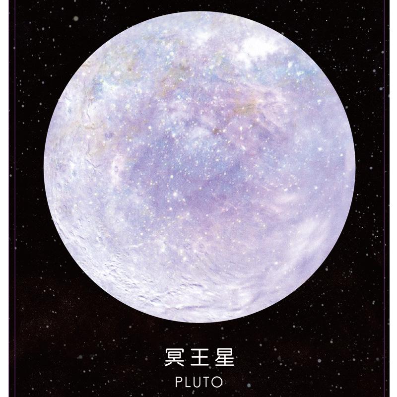 

Звездная планета липкие заметки звездное небо клейкий блокнот школьные принадлежности планировщик наклейки