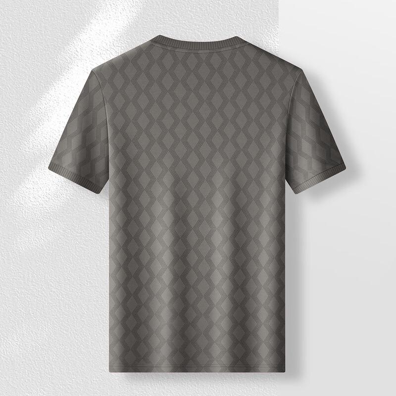 Montagut Men's Breathable Silk Blend V-Neck T-Shirt