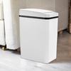 Bathroom Touchless Trash Can, Waterproof Narrow Wastebaskets, Rectangular Space Saving Modern