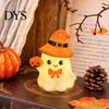 Battery Operated Table Lamp Cute Halloween Ghost/Pumpkin LED Night Light for Desktop Decoration, Ornament Nursery with Warm Glow Home Party Decor