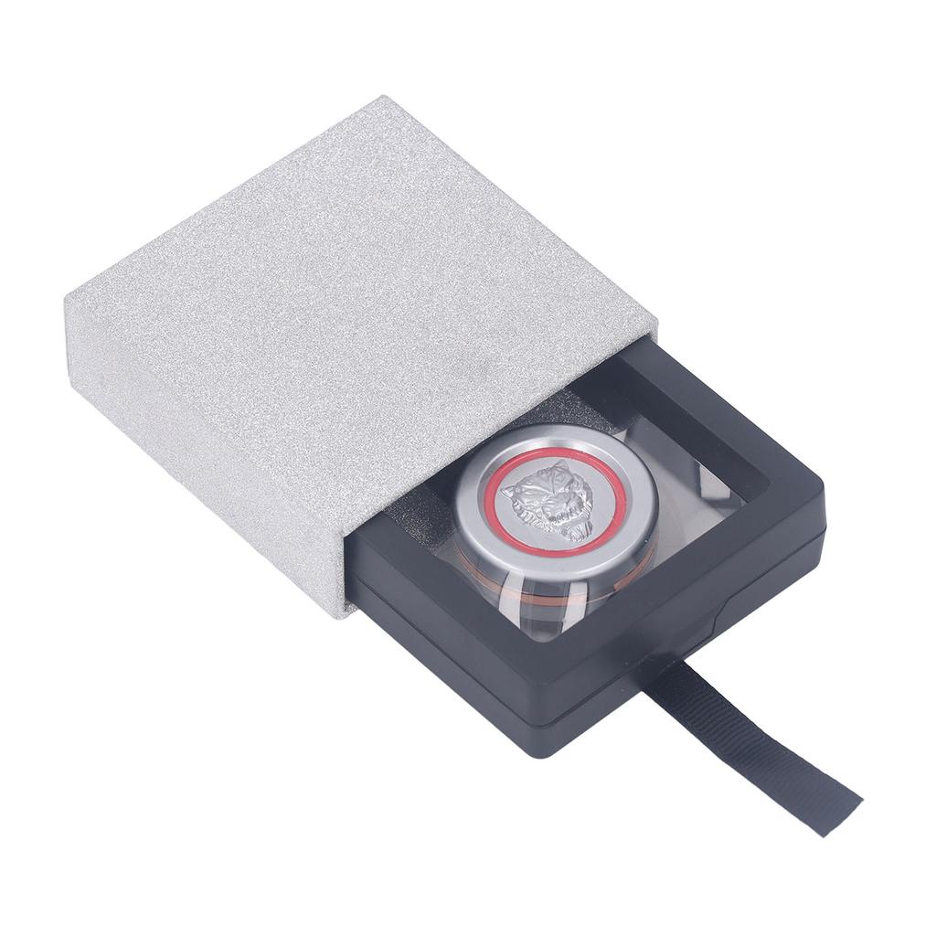 Push Coin Slider 3 Layers Round Shape Stress Relief Crisp Sound Rotation Magnetic Fingertip Slider
