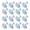 16 Pieces Quilt Fixing Clips Heart Shape Removable Comforter Fastener Duvet Blanket Bedding Holder