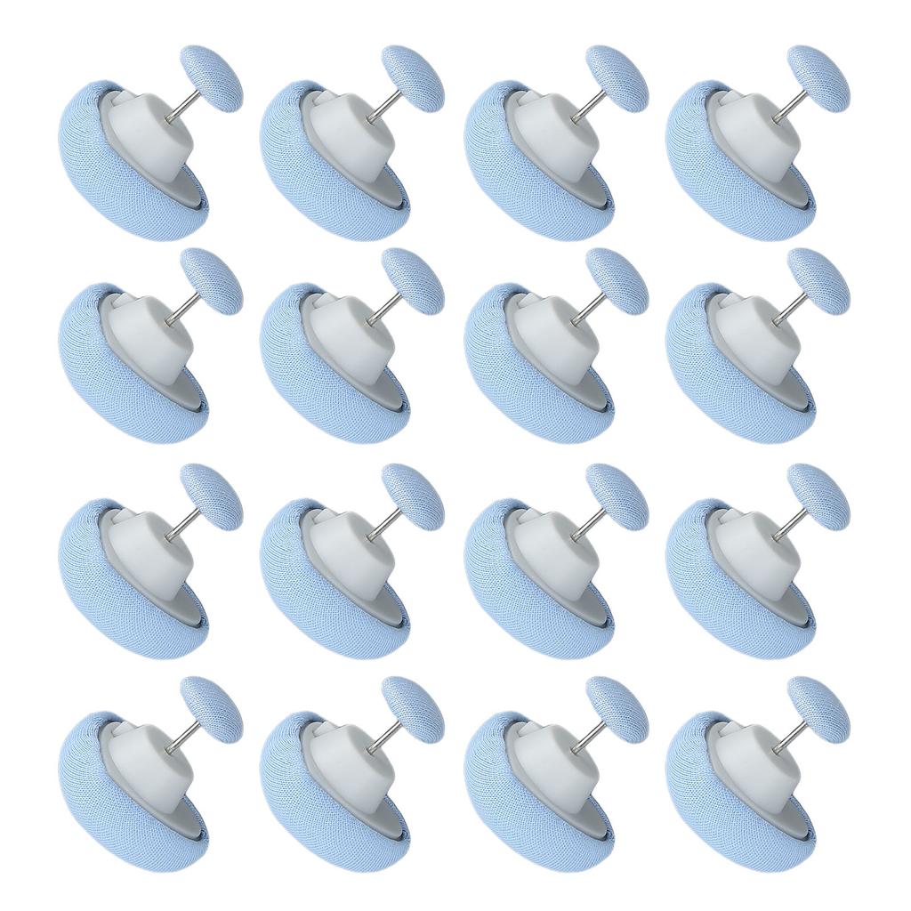 16 Pieces Quilt Fixing Clips Heart Shape Removable Comforter Fastener Duvet Blanket Bedding Holder