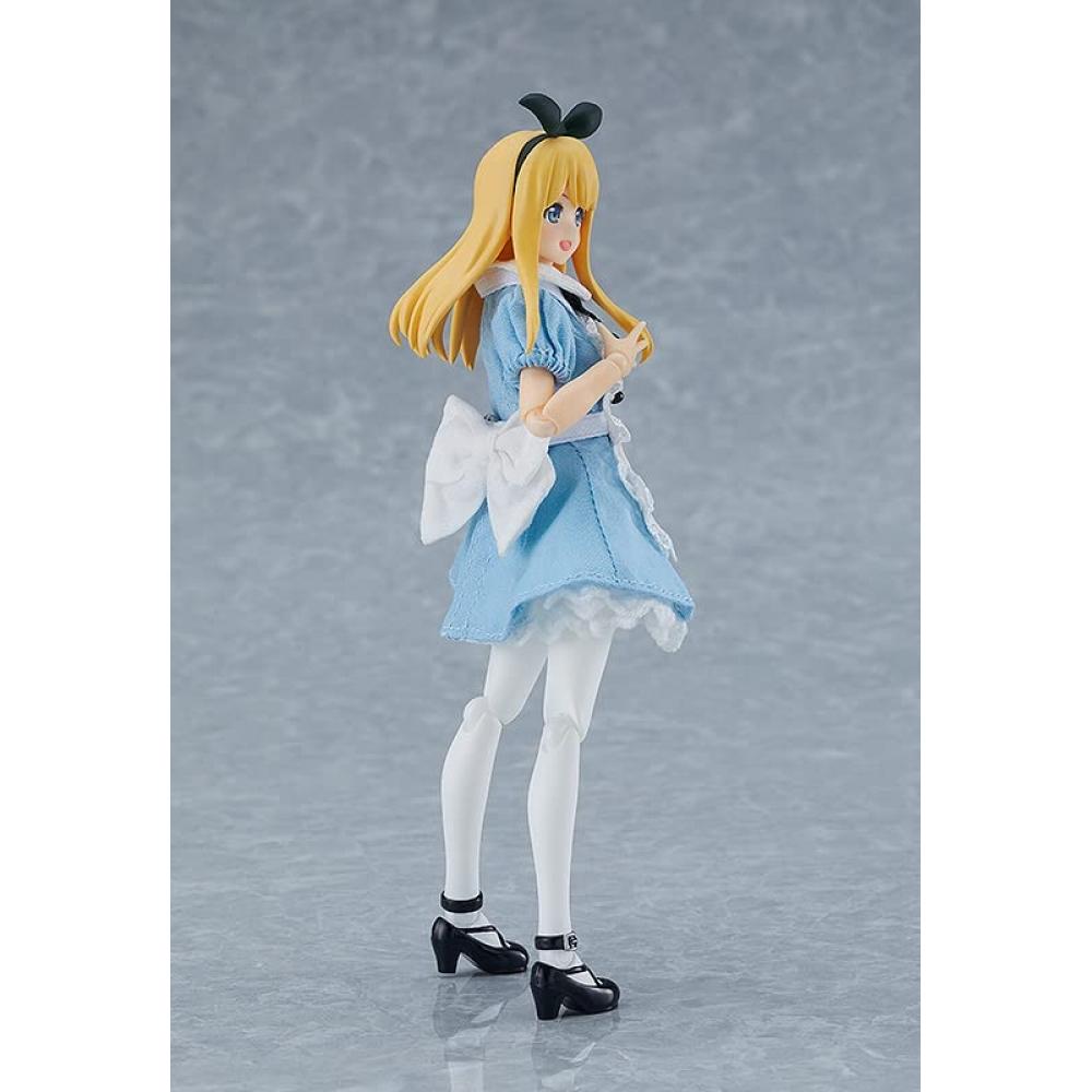 Figma Styles Weiblicher Körper [Alice] mit One Piece + Schürze Koordination Nicht maßstabsgetreue, bemalte, bewegliche Figur aus Kunststoff