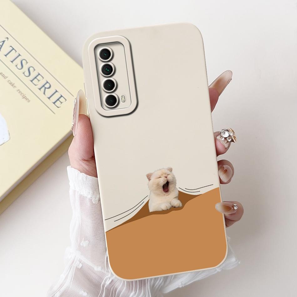 For Huawei P Smart 2021 Case Huawei Y7A PPA-LX3 PPA-LX1 PPA-LX2 Elegant Printing Soft Silicone Shockproof Phone Cases
