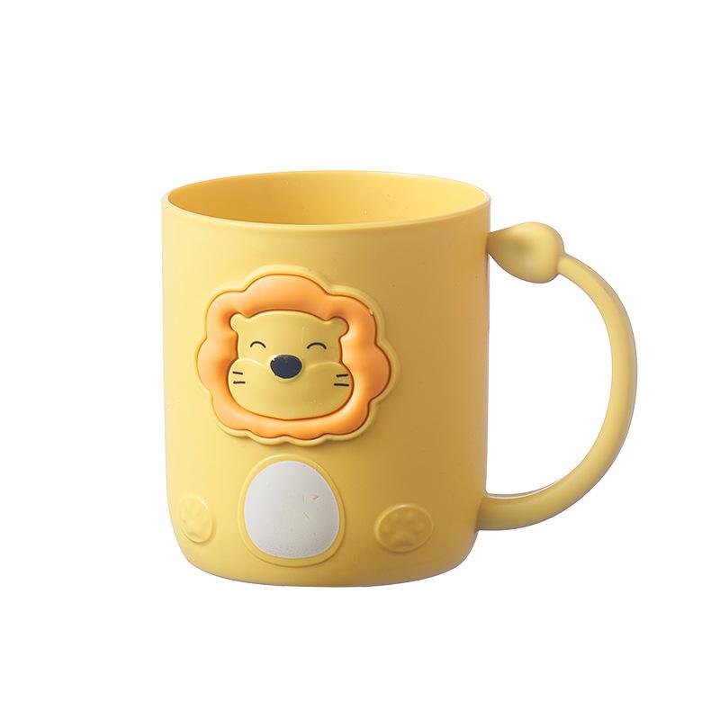 New Creative Cartoon Lion Children Girl Boy Mouthwash Cup Wash Cup Brushing Cup Plastic Bathroom Toothbrush Cup