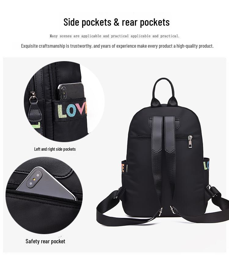 Rucsac de modă durabil pentru femei la modă cu logo de personalitate