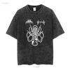 ABIGAIL HATE KOMMAND Split Vintage T Shirt Tour LP Black Metal Sabbat 7 Cassette vintage Washed graphic designer clothes
