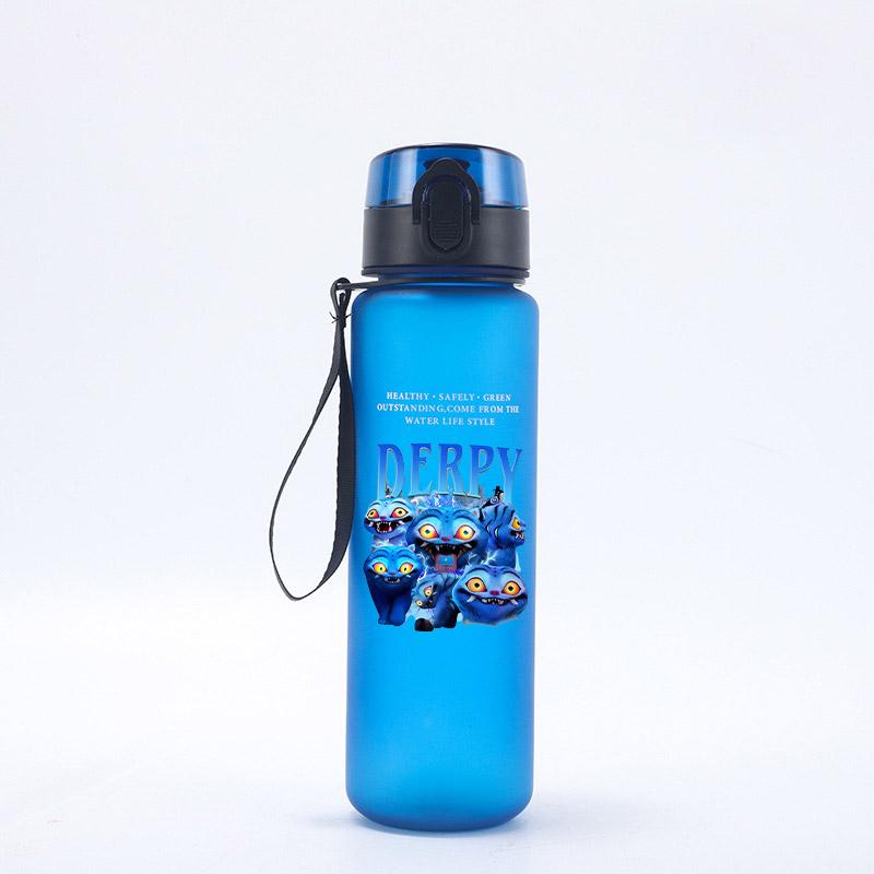 KPop Demons Hunters Large Capacity Sports Water Bottle Motivational Leak Proof Portable Reusable Cups Outdoor Travel Gym Jugs Kid Friendly