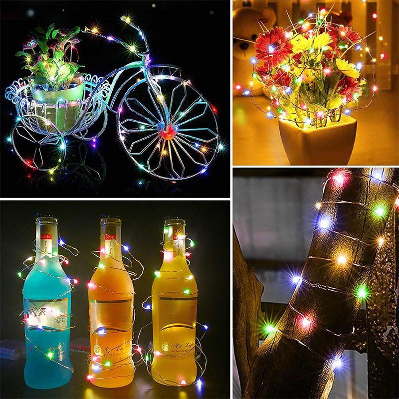 5M Copper Wire Led String Lights Holiday Fairy Lights Garland Christmas Tree Decor Wedding Party Diy
