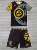 2026 Neues Sommer-Herren-United World Wrestling Sportbekleidungsset Kurzarm-T-Shirt und Shorts für MMA-Training Leicht