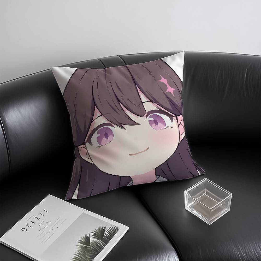 Cartoon BanG Dream Its MyGO-Cute Pillow Case Anti-dustmite Pillowcase Invisible Zipper Silky Short Plush Sofa Cushion Cover