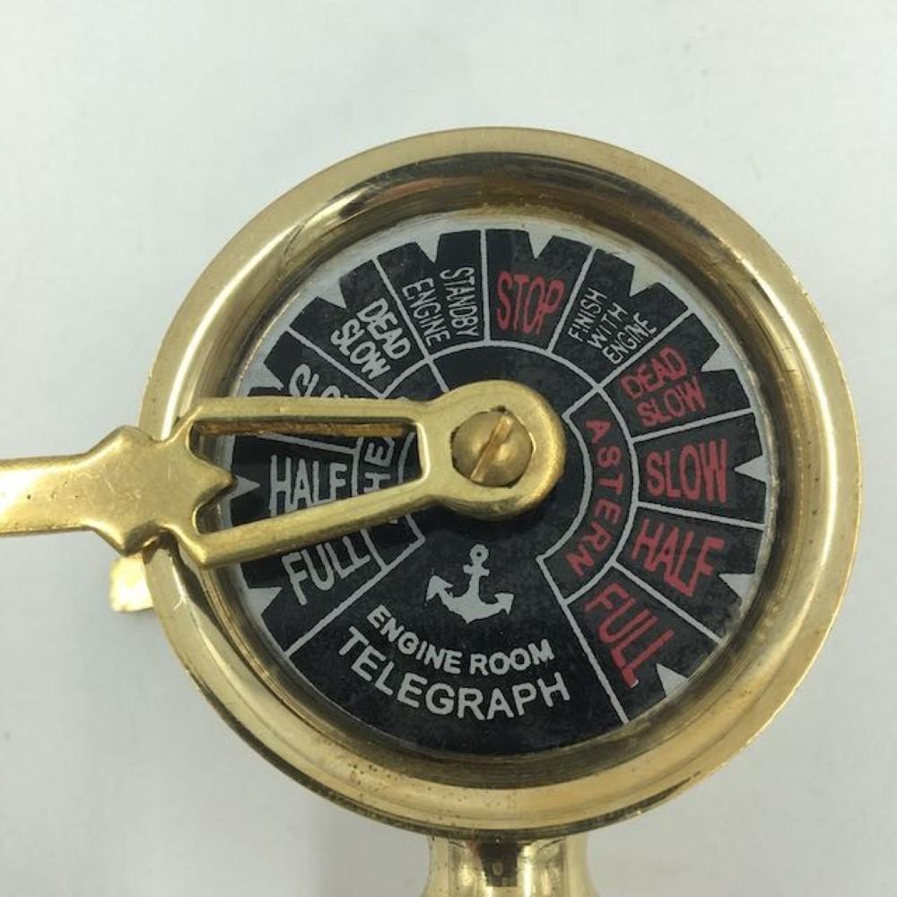Brass 7" Telegraph Antique Ship Engine Room Telegraph Marine Working Nautical
