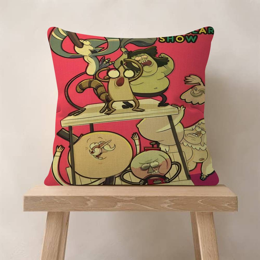 

1pc Regular Show Pillow Anime Pillow Sofa Bed Head Pillow Cover Cushion Cover Fashion 30x30cm