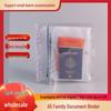 Family Document Organizer: Birth Certificates, A5 Files, Property, Household Registration, Vaccination Records, Card Holder Binder