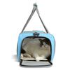 Lightweight Canvas Pets Travel Handbag Breathable Large Capacity Cat Bag Foldable Portable Pet Airline Bag Cat