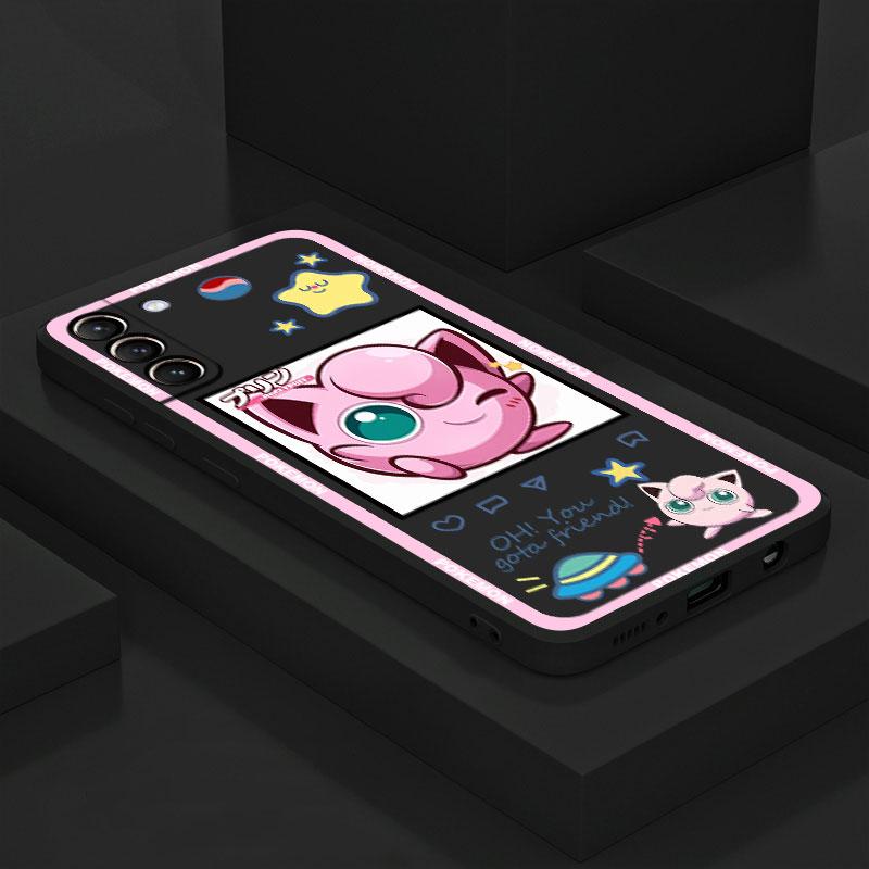Husa Pokemon Pikachu pentru Samsung Galaxy S20 S22 Ultra S21 FE S10 S9 Plus Note 20 10 Lite 9 Carcasa moale pentru telefon