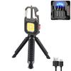 Super Bright LED Luminous Flashlight Keychain Light Strong Light Super Lightweight Portable Flashlight Car Maintenance Light