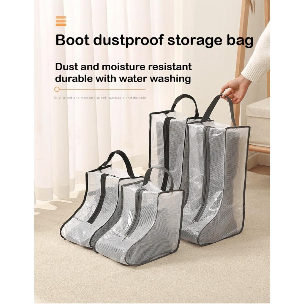 Shoe Storage Bag, Seasonal Long Boots, Dust Bag, Waterproof and Moisture-proof Clip Net Protection Set, Shoe Bag