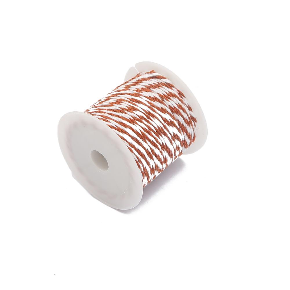 10Meters/roll 1.5mm Cotton Baker Twine Rope Cord Wedding Decoration Christmas Gift Packaging Rustic Handmade Crafts
