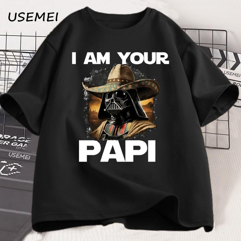 I Am Your Papi Tshirt Unisex Summer Cotton Short Sleeve Mexican Style Crewneck Dad T Shirt Casual Unisexs Clothes Graphic T Shirts