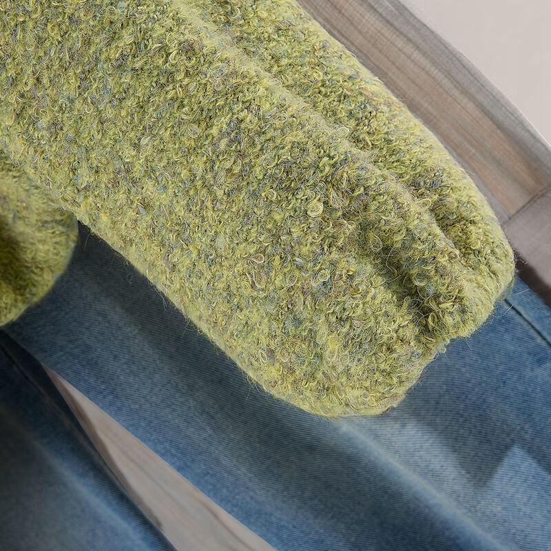 Silbaishe Women's Loose Knit Button-Front Cardigan