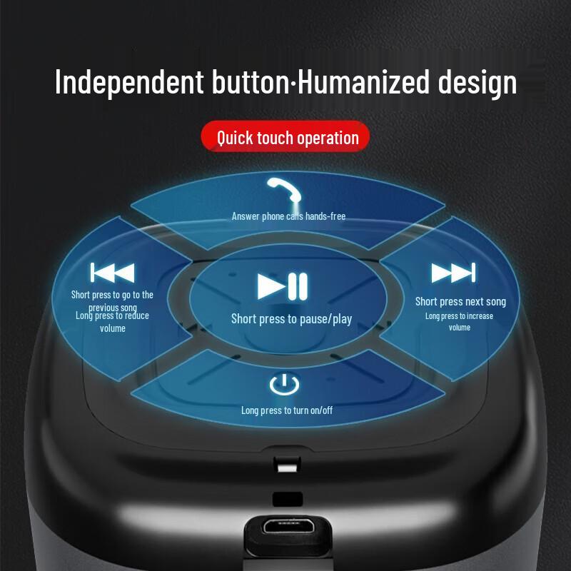 Newmine BT15 Portable Bluetooth Speaker CN plug (adapter included)