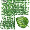 12PCS Artificial Ivy Garland Green Color Green Leaf Vine Fake Plant Creeper  Garden Decor