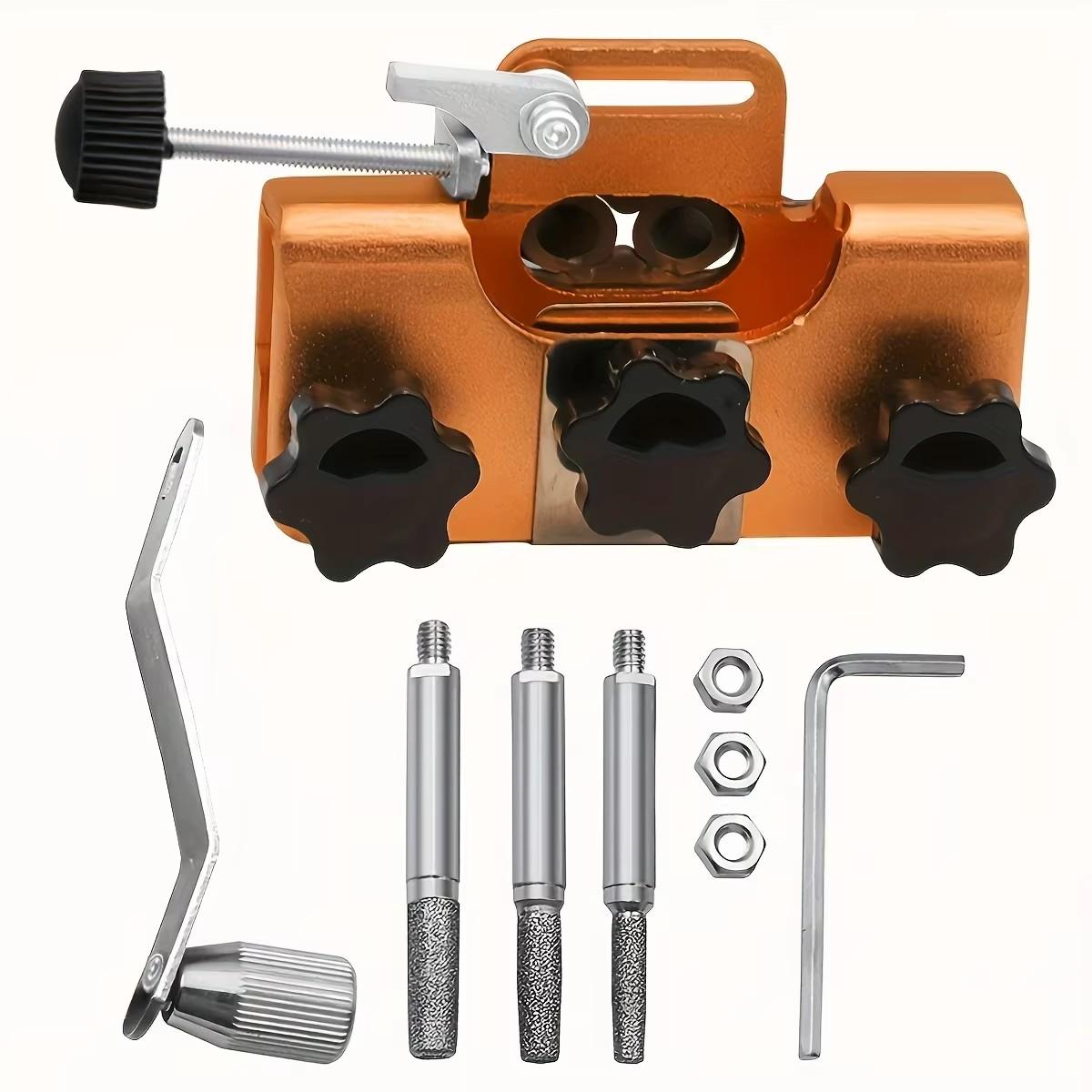 

Fast Chainsaw Sharpening Kit, Portable Hand Crank Chain Saw Sharpener Tool, Sharpener Accessories помаранчевий