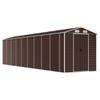 Garden Shed Brown 191 x 810 x 198 cm Galvanized Steel