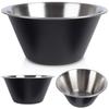 Black Steel Mixing Bowl 2L 22cm