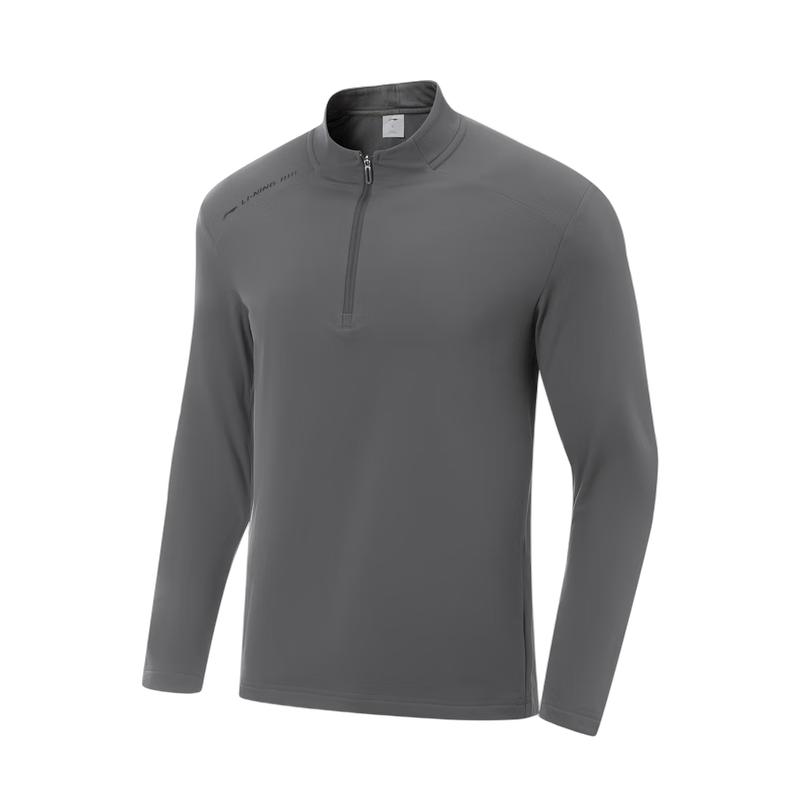 Li-Ning Men's Fleece-Lined Long Sleeve Sports T-Shirt ATLV365