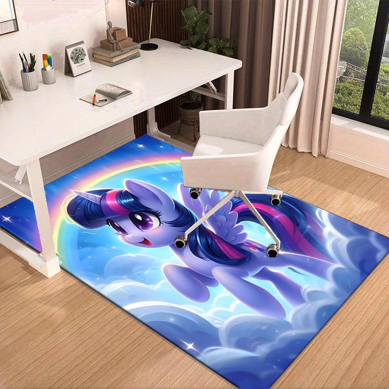 Twilight Sparkle's unicorn Carpet, Chair Rug,Rug for Office Bedroom living rooms, Doormat decor Fan Gift Christmas Gift