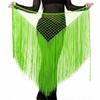 Hollow Dancing Waist Belt Long Tassel Belly Dance Waistband Sequin Waist Chain  Dancer Accessories