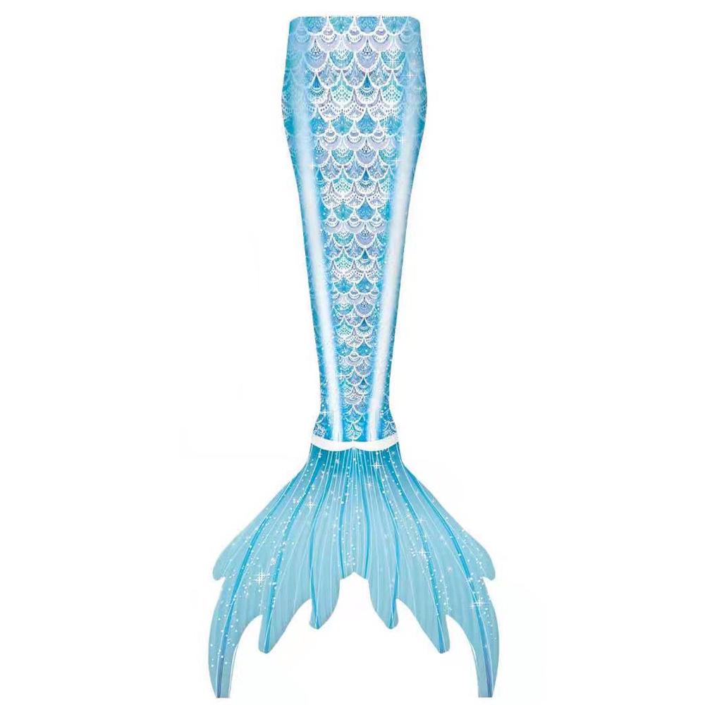 Costum de baie Costum de Prințesă Sirena pentru Copii cu Coadă - Stil Nou pentru Fete