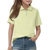 Children's Daily Casual Short-sleeved Solid Color Tops T-shirt