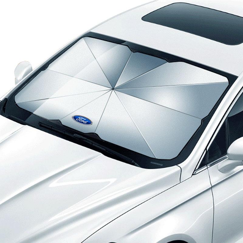 Car Windshield Sun Shade Umbrella Foldable Car Sunshade Cover For Ford Carnival Fox Figo Mondeo Escort Fusion Evos Escape Flex Kuga Vertrek