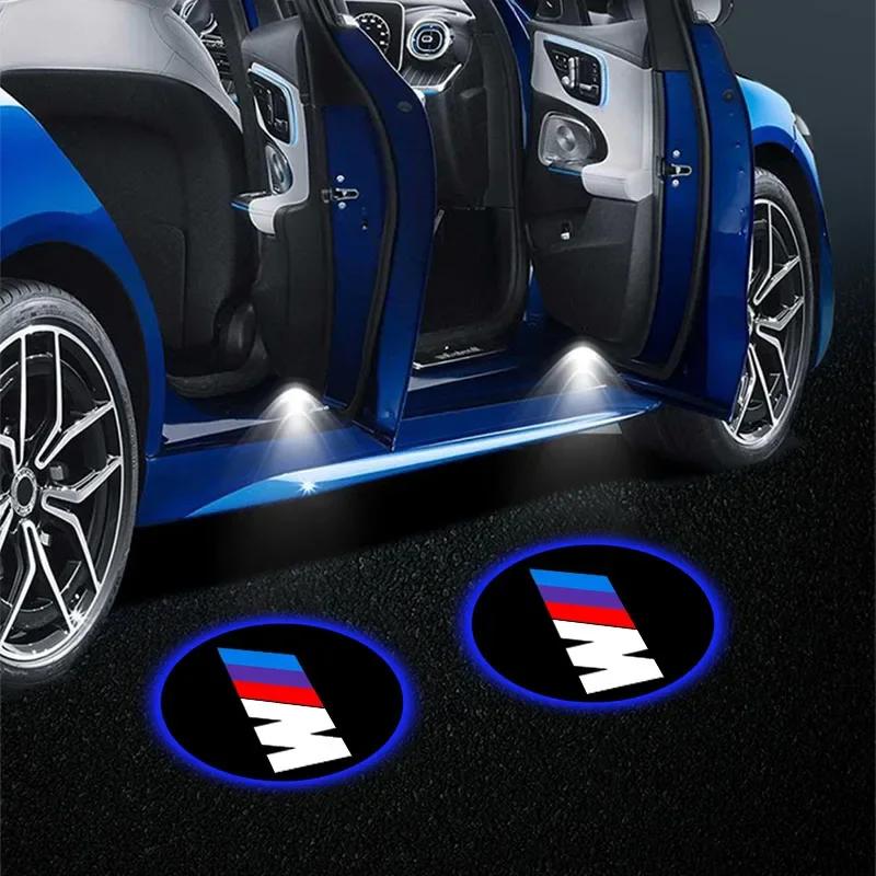 XOJSD1 2Pcs Led Car Door Welcome Lights BMW Logo Projector Lamp For BMW 1 2 3 4 5 7 Series X1 X3 X4 X5 X6 X7 F10 F15 F16 F20 F30 F18