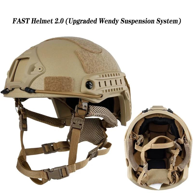 Fast MH Tactical Helmet Glass Fiber Wendy Suspension PadHelmet Outdoor Activity Protective Training Safety Riot Control Helmets