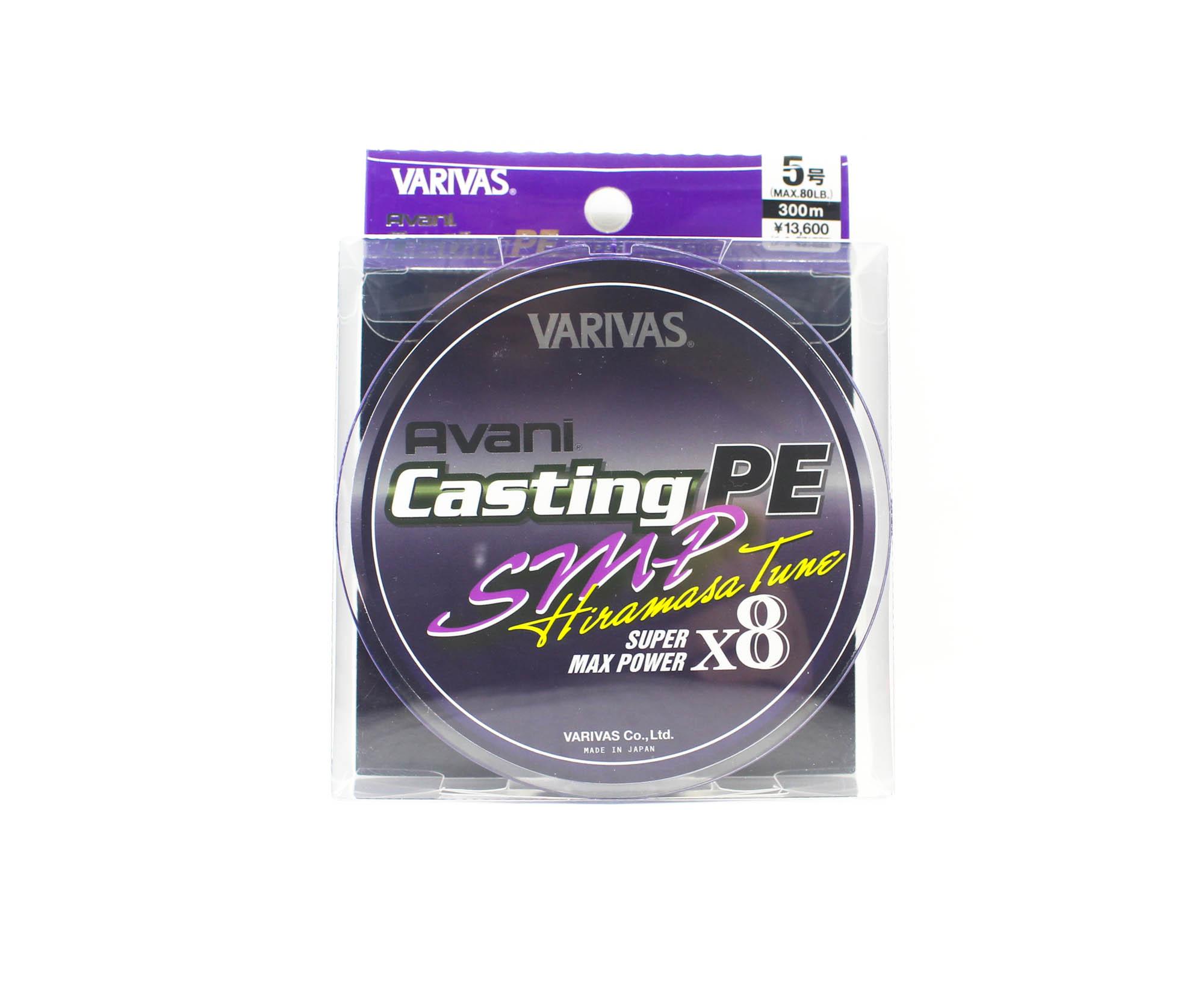 

Varivas P.E Line Avani SMP Hiramasa Tune Casting 300m P.E 5 80lb (2989)