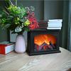 LED Creative Home Fireplace Lamp, Flame Lamp Modeling Lamp Nordic Style Decorative Lights Christmas Crafts Decoration