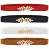 Waist Belt Elastic Slim Decorative Stretchy Quick Release Tight Waist Dress Belt
